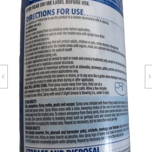 Cutter Backyard Bug Control Outdoor Fogger 16 oz (3 Can Lot) - Picture 3 of 4